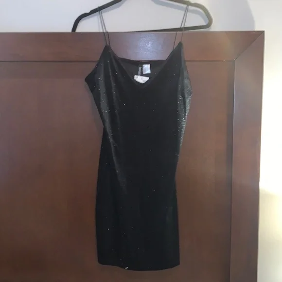 h&m black glitter dress Giambattista Valli H&M Sequin Dress